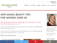 Tablet Screenshot of antiagingbeautyzone.com